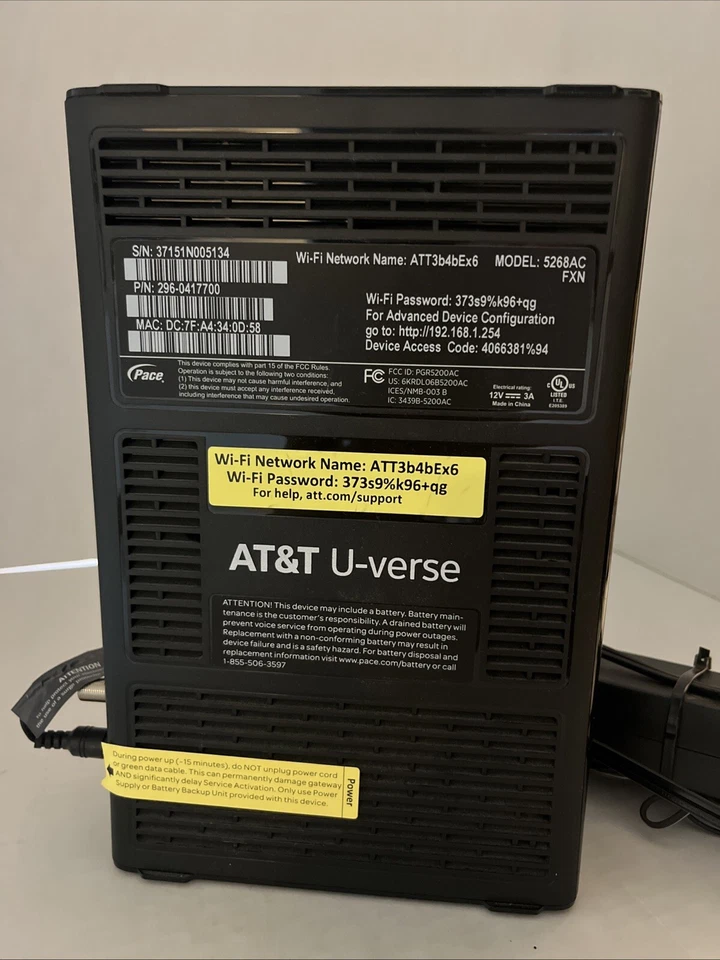 att uverse modem 526BAC - Image 2 of 4