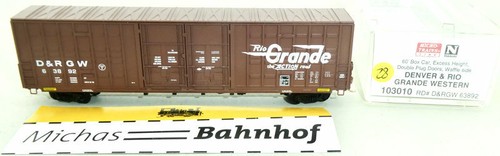 D&RGW 63892 60' Box Car Excess Height Micro Trains Line 103010 N 1:160 Ö28 å | Zustand: Gebraucht
