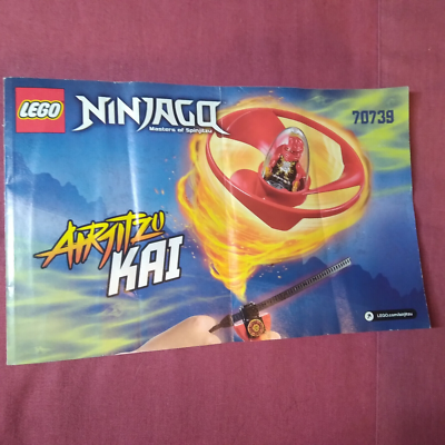 LEGO Ninjago Airjitzu Kai 70739 Instruction Manual No Bricks | eBay
