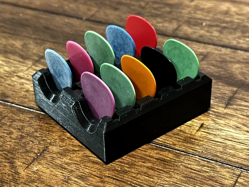 Guitar Pick Organizer Storage - For Guitarist Fender Gibson Ibanez etc.