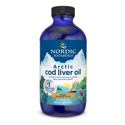 Nordic Naturals Arctic Lebertran Omega-3 1060mg - 237ml Orange