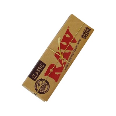 RAW Classic Single Wide (Single Window) - 50 Blatt pro Heftchen