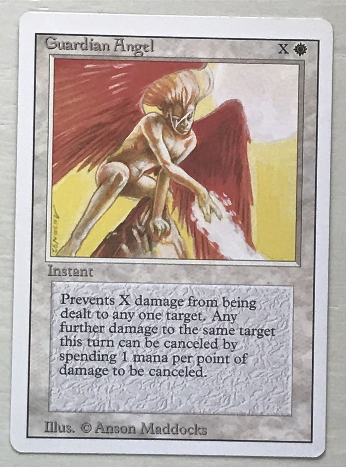MTG - Magic the Gathering - Revised Edition (1994) - Guardian Angel