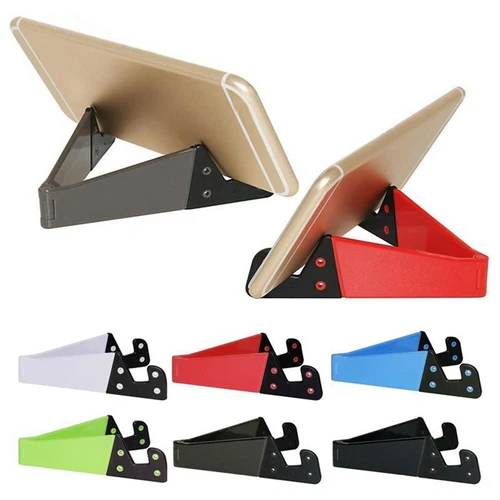 Universal V Shaped Mobile Phone Stand Holder Rack For Smart Phone iPad Table ㄨ