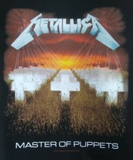 Large Metallica PATCH Woven Sew On Battle Jacket Back Patch MASTER of PUPPETS