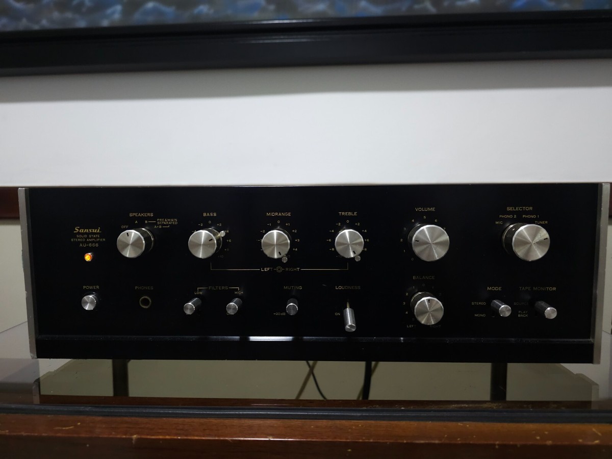 アンプ Sansui AU-666 Sansui AU-666/TU-666 Amp & Tuner - SOLD – Holt Hill Audio