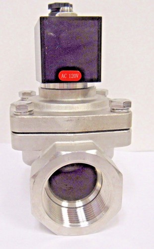 VÁLVULA SOLENOIDE NPT PRM 1-1/4 PULGADAS 120 VAC 316 SS SELLOS VITON NORMALMENTE CERRADOS - Imagen 5 de 6