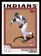 2004 Topps  #168 Brandon Phillips Cleveland Indians