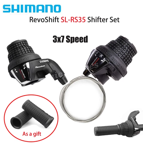 Mountain Bicycle Twist Shifter Shimano Shift Lever SL-RS35 3/6/7/18/21 Speed MTB - Picture 19 of 19