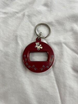 Alpha Phi Teddy Bear Bev Key  3 in 1 Beverage Can Bottle Opener/Keyring RETIRED