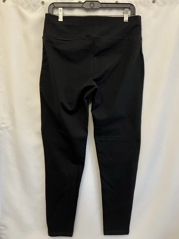 Lote 2 Leggings Diane Gilman Para Mujer Talla M Negros y Grises Medianos/Pesados Foto 4 de 4