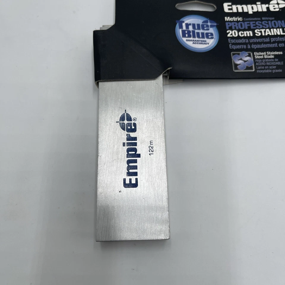 Empire Level 122 20cm METRIC Heavy Duty Aluminum Try Square - Image 2 of 4