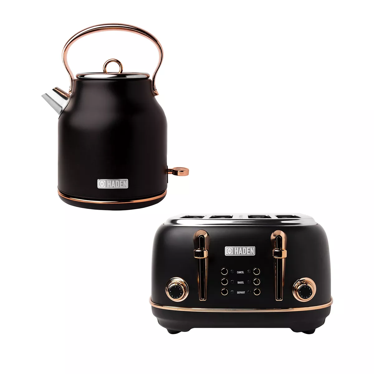 Heritage Steel & Copper Electric Kettle