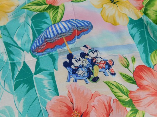 Tommy Bahama Disney Mens Mickey Minnie Mouse Hawaiian Shirt 3XL Big NICE - Picture 6 of 16