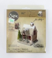 Sizzix Bigz Die ~ VILLAGE WINTER ~ Tim Holtz #660988 ~ fuori produzione ~ NUOVO DI ZECCA