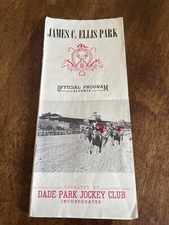 RARE, VINTAGE 1969 James C. Ellis Park Horse Racing Program, Kentucky