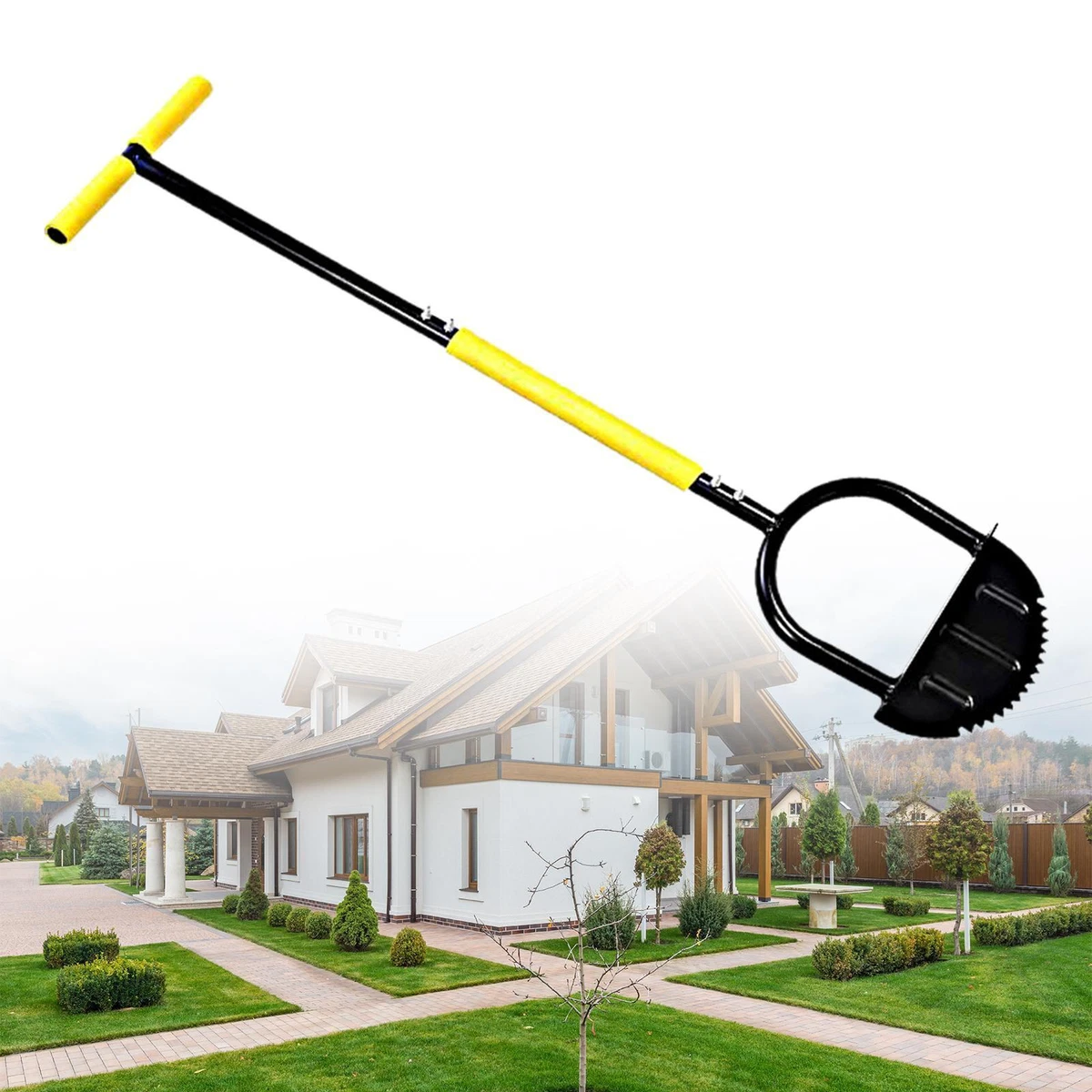 Half Moon Manual Edger Lawn Tool With Steel Long Handlewith, 42 OFF