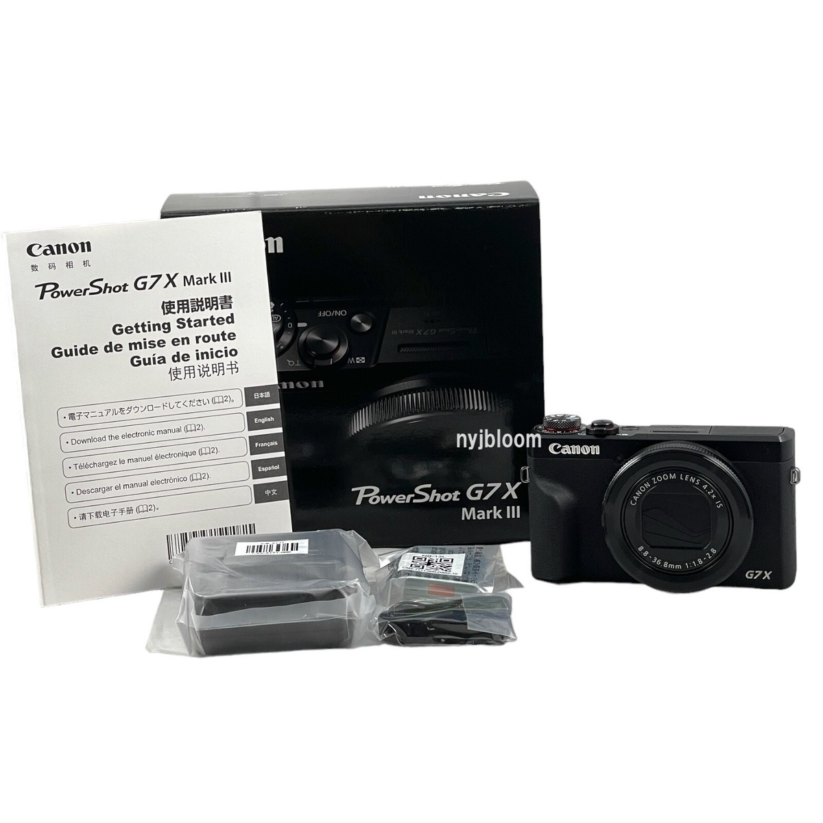 New Canon PowerShot G7 X Mark III Digital Camera - BLACK New Canon PowerShot G7 X Mark III Digital Camera - BLACK