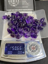 Zambian Amethyst Facet Rough 50g  Smaller Sizes