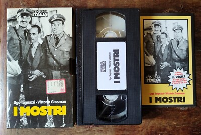 Vhs I MONSTER Dino Risi 1963 Rare FILM Italia Ed. Das Gerät Beschreibung lesen 