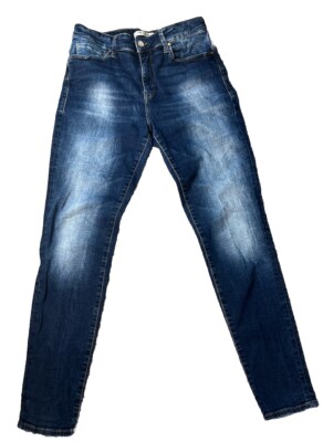 Mavi Jeans Womens 30 / 29 Skinny Mid Rise Blue Denim Pants 5 pockets 98% Cotton