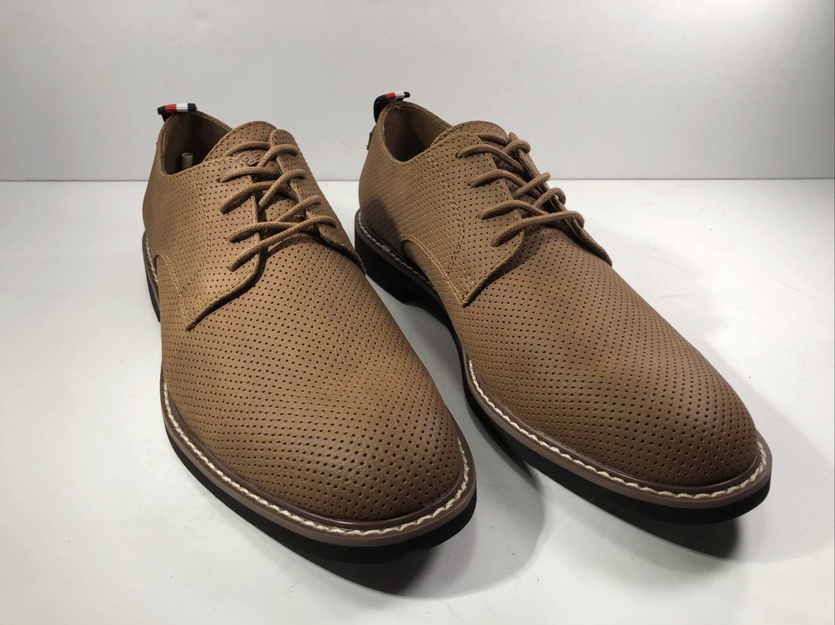 Tommy Hilfiger Men s Garson Oxford Light Brown Size 8 SKU 4795 eBay