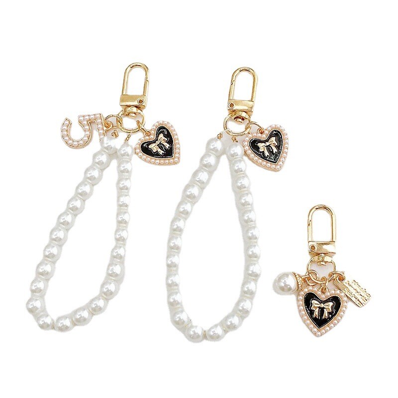 Rose Frantz ♥ Pearl & Chain Keyring /追跡付 s-l1200.jpg