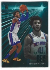 SADDIQ BEY 2020-21 CHRONICLES ESSENTIALS TEAL RC PISTONS VILLANOVA WILDCATS G1