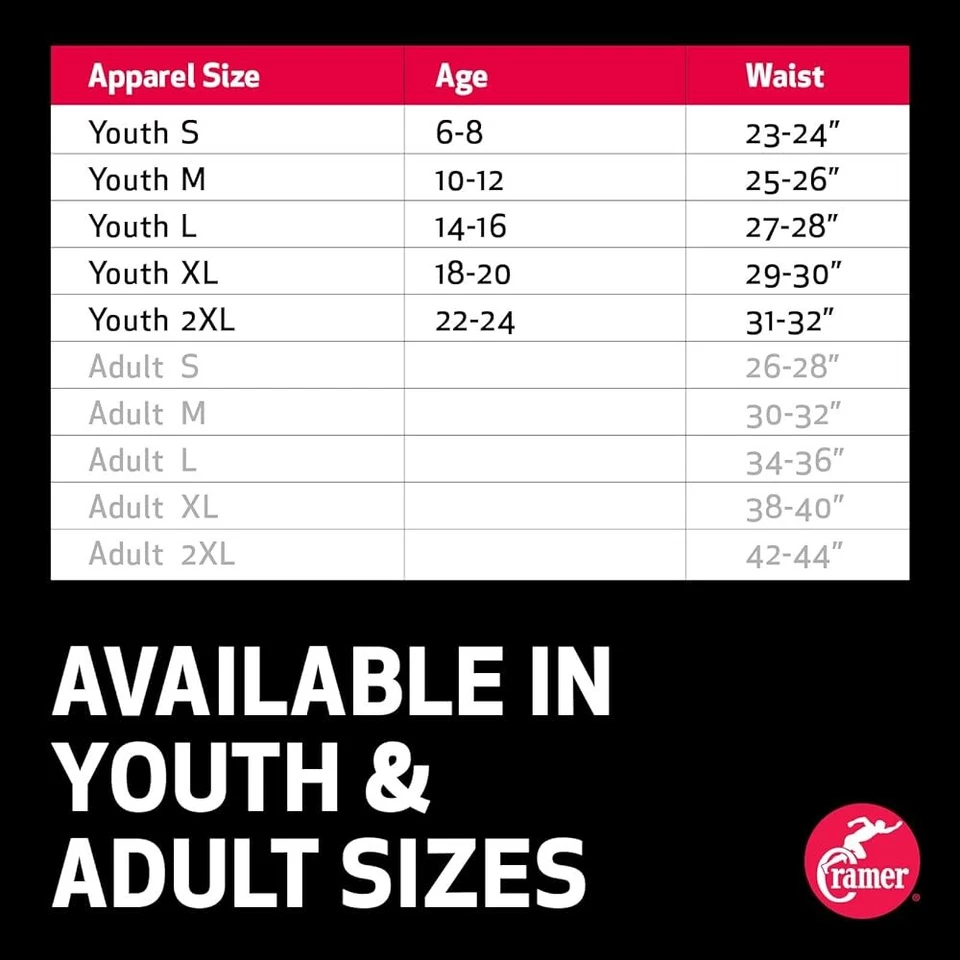 Pantalones de Juego de Fútbol Cramer Pull Over Talla Juvenil Medianos Nuevos Negros Foto 2 de 4