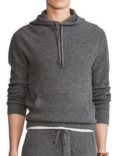 Washable Cashmere Hooded Sweater - Size 