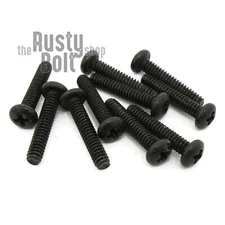#4-40 x 5/8", Phillips Pan Head Screws, Stainless Steel, Black Oxide