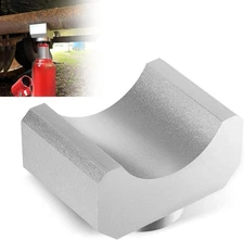 Bottle Jack Axle Adapter Lifting Saddle Aluminum Universal 3" & 4" Axles