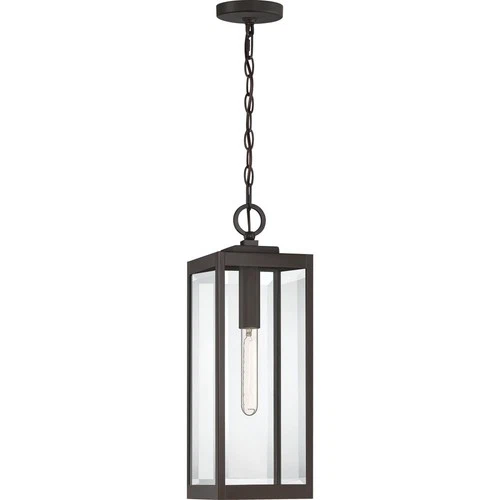 Westover 1-Light Outdoor Hanging Lantern - 20.75 Inches Tall and 7 Inches - Picture 1 of 9