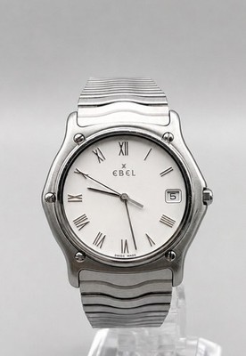EBEL Sport Classique Classic E9187141Edelstahl 35mm Weiß Vintage