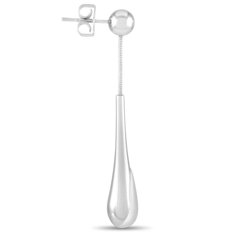 Calvin Klein Ellipse Stainless Steel White Synthetic Stone Earrings KJ3QWE02010 - Picture 2 of 4