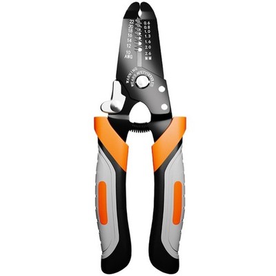Multifunctional Pliers for Wire Stripping and Cutting Home Use 10-22 AWG 17cm