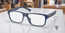POLO PH2237U 5620 Shiny Navy Blue Demo Lens 55 mm Men's Eyeglasses