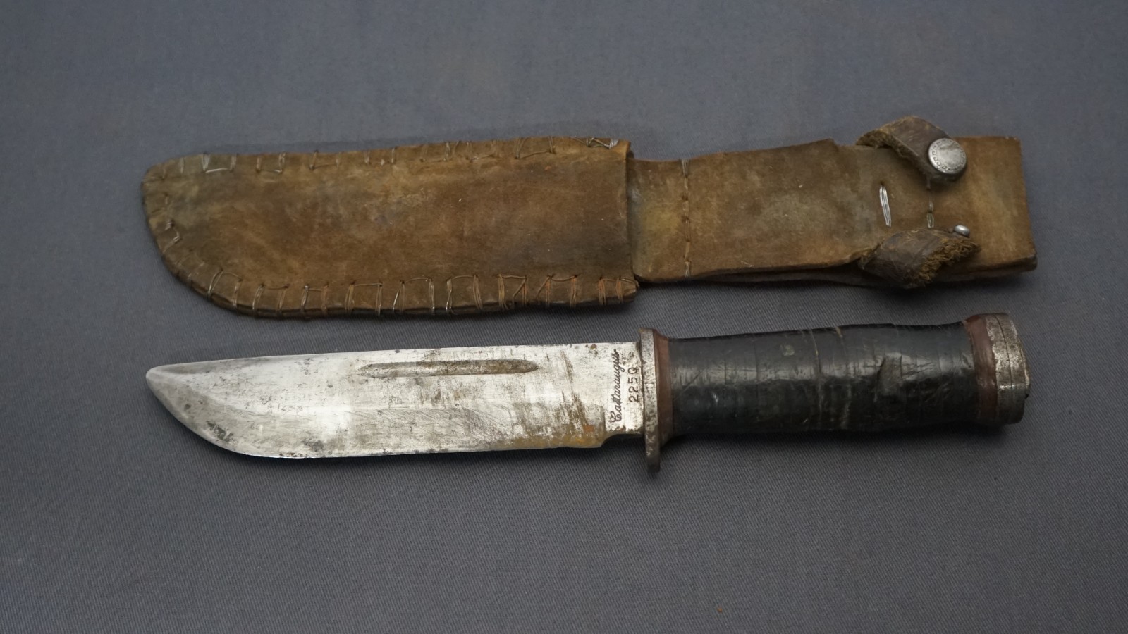 WW2 WWII Quartermaster Cattaraugus 225Q Fighting Knife #63