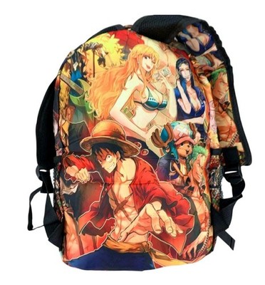 Anime Characters Graphic Print School Travel Backpack NEW/VACUUM SEALED