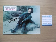Kirk Douglas autograph signed A4 lobby card "Cactus Jack" ACOA
