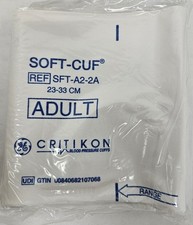 Critikon Soft-Cuf SFT-A2-2A Blood Pressure Cuffs w/ 2-Tube DINACLICK Adult