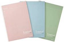 Nakabayashi Swing Logical A4 Antibacterial Notebook A-Ruled 40 Sheets 3-Pack