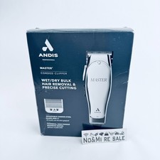 Andis 01815 Master Adjustable Blade Hair Clipper, 14000 SPM, Silver