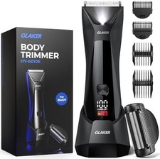 Ball Trimmer Men 2-in-1 Ceramic Trimmer  Foil Blades Body Shaver Groin Trim...