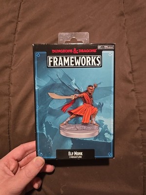 Dungeons & Dragons Frameworks: Elk Monk Miniature NIB Free Shipping