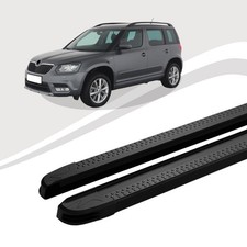 Trittbretter passend für Skoda Yeti ab Baujahr 05/2009-12/2017 MAJA Schwarz mIt 