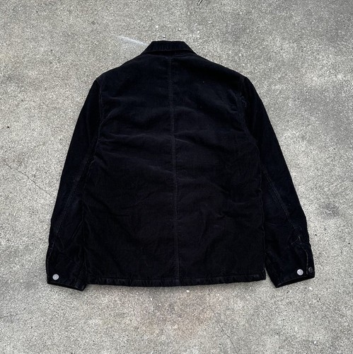 Carhartt WIP Michigan Corduroy Chore Coat Black Men's Size M Great Condition - Picture 4 of 8