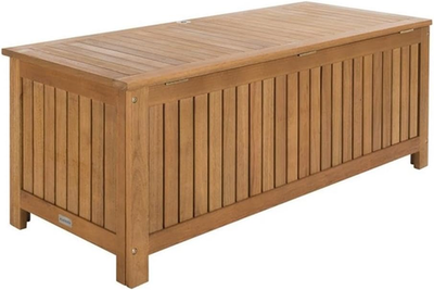 #ad Abri Teak 47.63quot; Outdoor Cushion Deck Box Stylish Storage Solution $267.99
