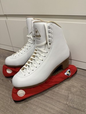 Jackson Artiste 1790 Figure Skates Women s 9.5 B White Mark IV 10  Blades