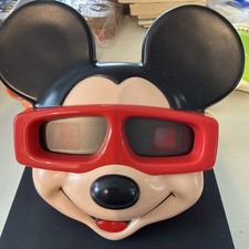 Mickey Mouse VIEW MASTER 3D  w/ 3 cards AS/IS cards some have small scratch.
